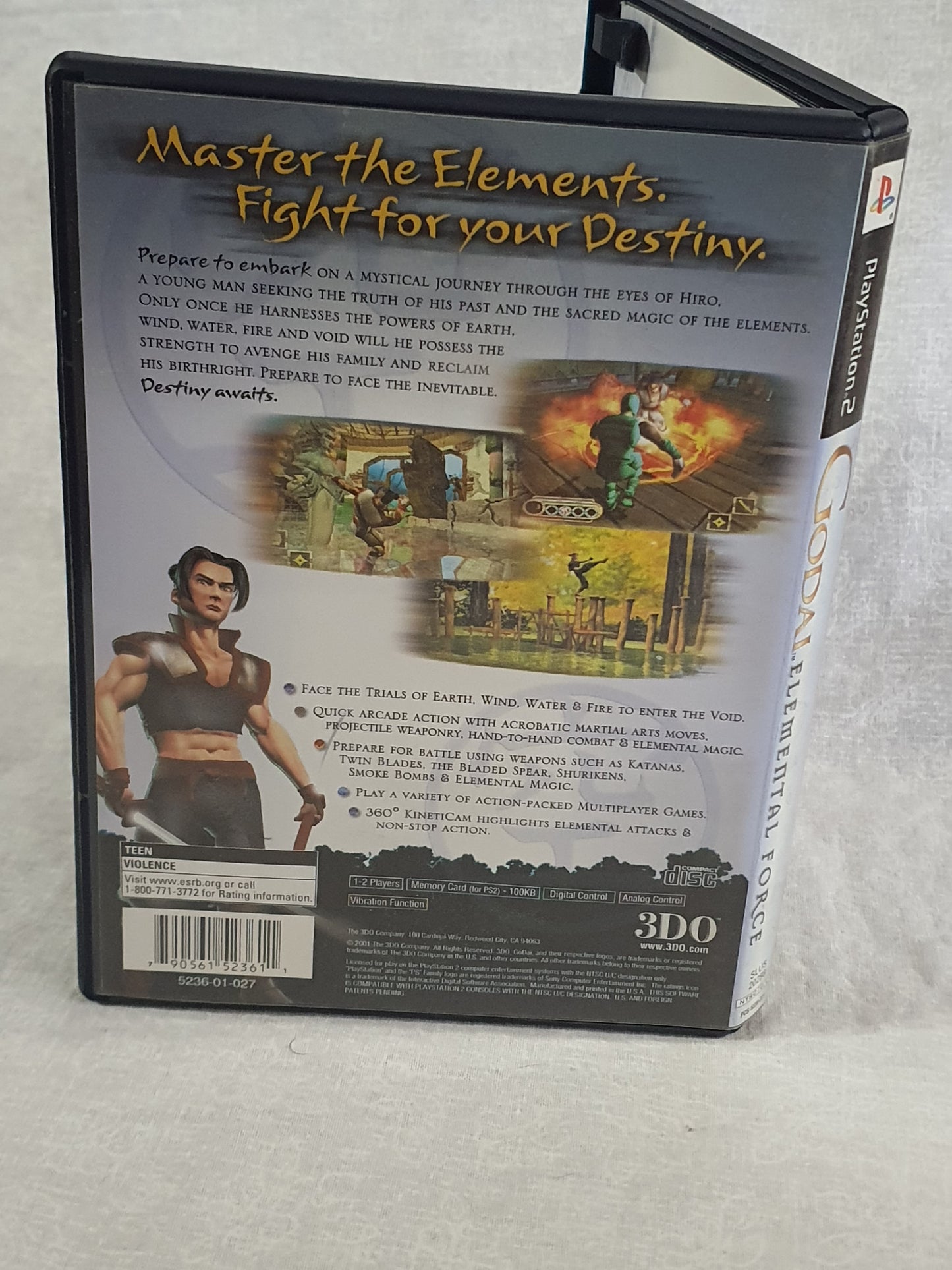 Godai Elemental Force - Sony PlayStation 2 PS2 - CIB Complete - Tested