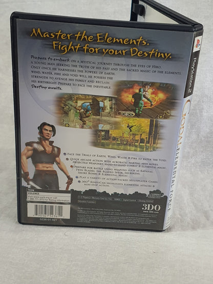 Godai Elemental Force - Sony PlayStation 2 PS2 - CIB Complete - Tested