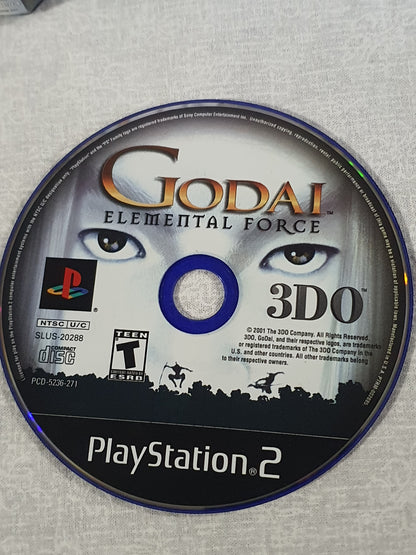 Godai Elemental Force - Sony PlayStation 2 PS2 - CIB Complete - Tested
