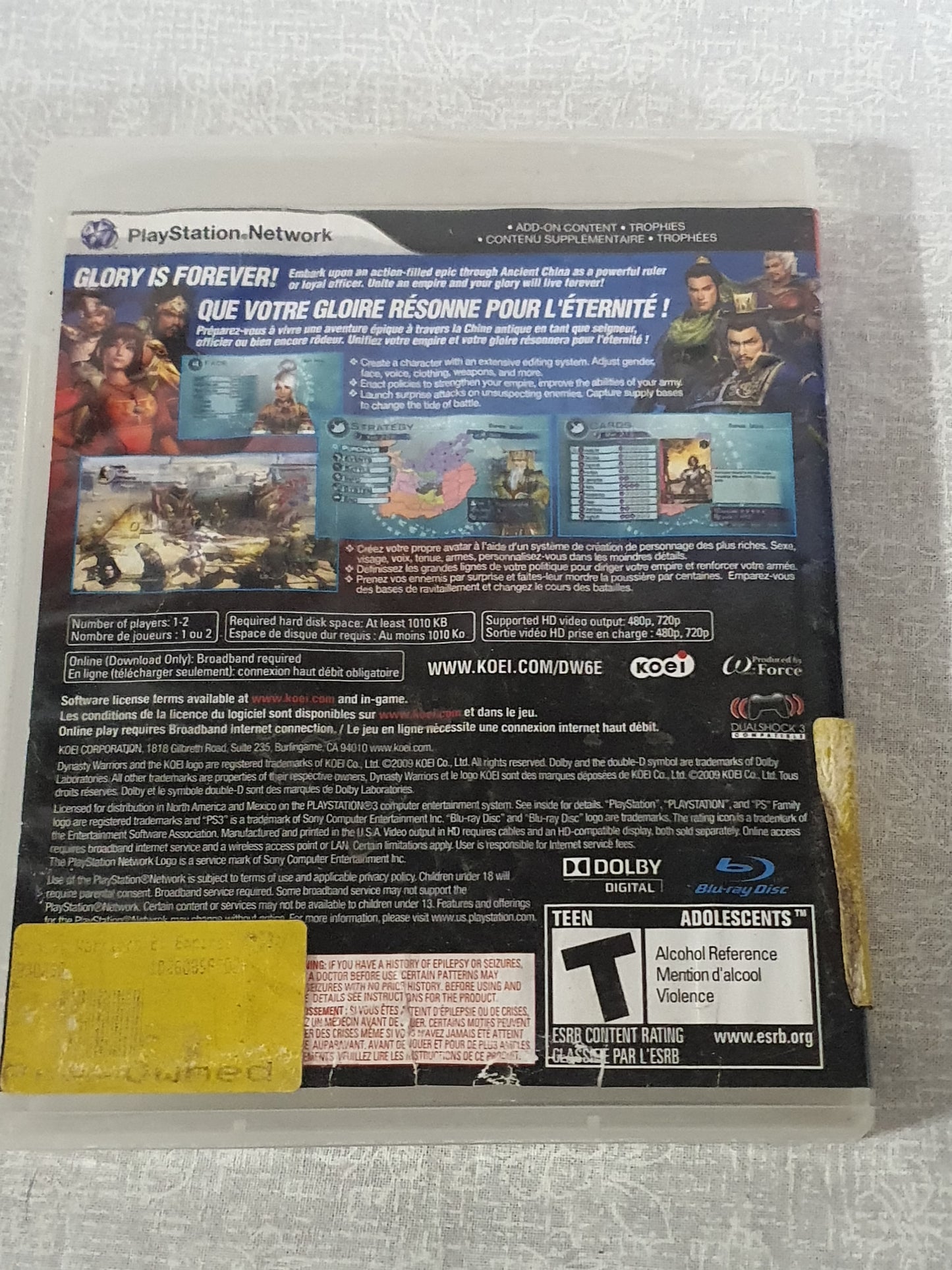 Front Mission Evolved (Sony PlayStation 3, 2010) Disc Very Good