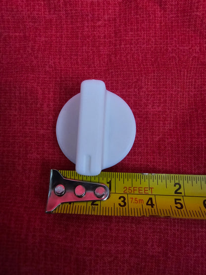 Rival Crock Pot Slow Cooker White Knobs 2-Pack Replacement for 3100 3100/2 3120 3150/2 3154 3355 3745 - Durable Heat-Resistant Control Knobs