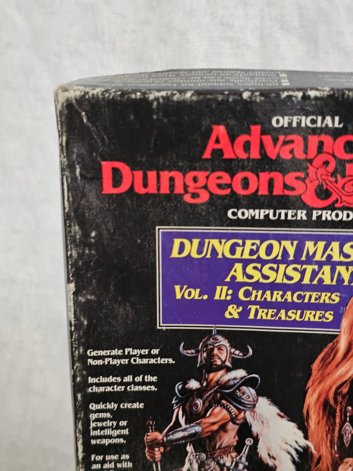 Dungeon Masters Assistant Volume II: Characters & Treasures IBM SSI 1988 - Vintage AD&D D&D DM Tool for IBM PC - Rare Collectible Software
