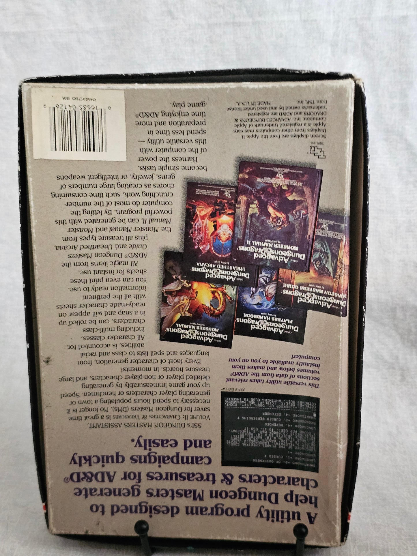 Dungeon Masters Assistant Volume II: Characters & Treasures IBM SSI 1988 - Vintage AD&D D&D DM Tool for IBM PC - Rare Collectible Software