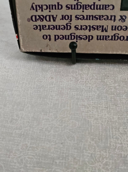Dungeon Masters Assistant Volume II: Characters & Treasures IBM SSI 1988 - Vintage AD&D D&D DM Tool for IBM PC - Rare Collectible Software