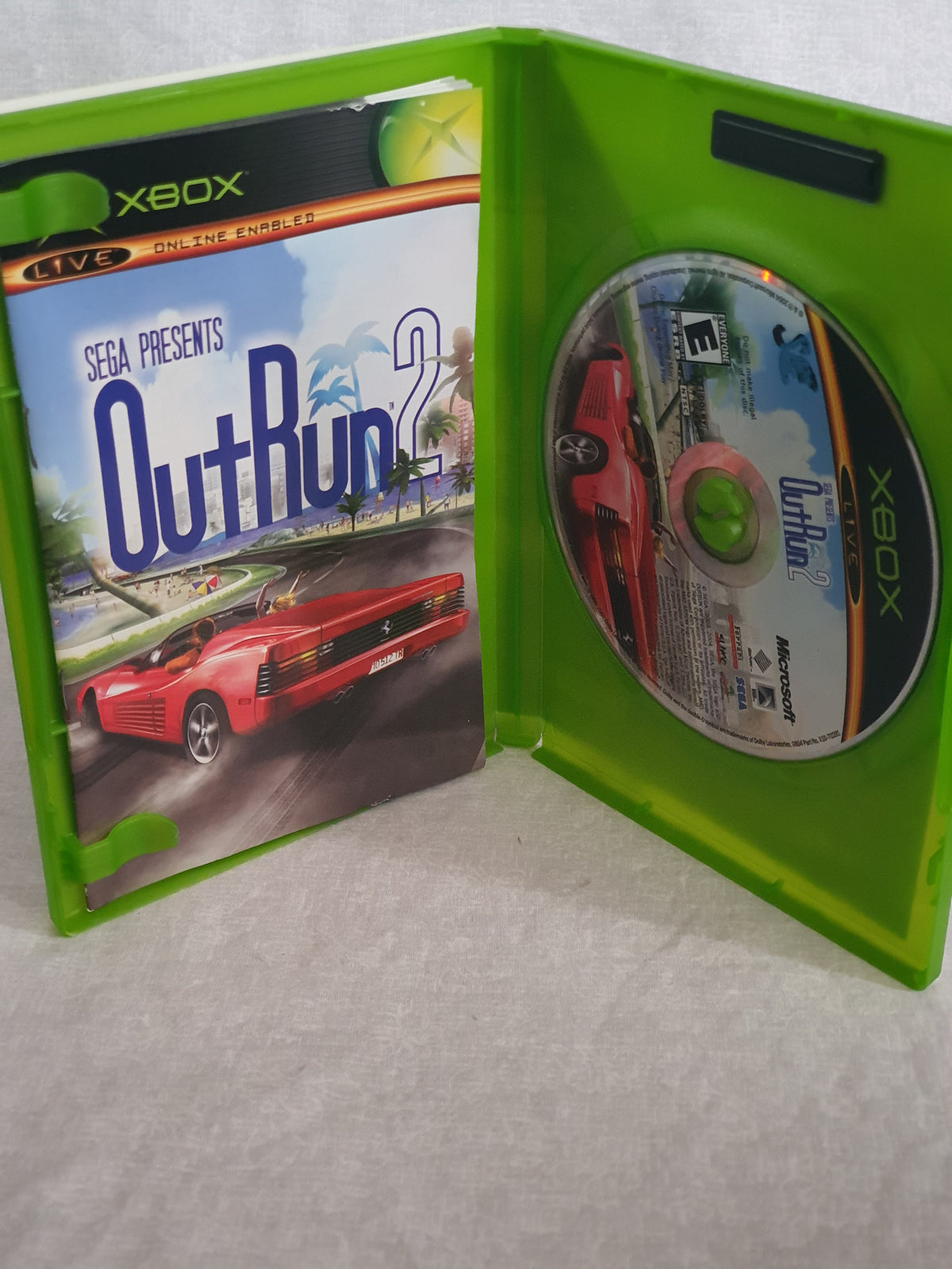 OutRun 2 (Microsoft Xbox, 2004) CIB Case & Artwork Worn - Disc Very Good Tested