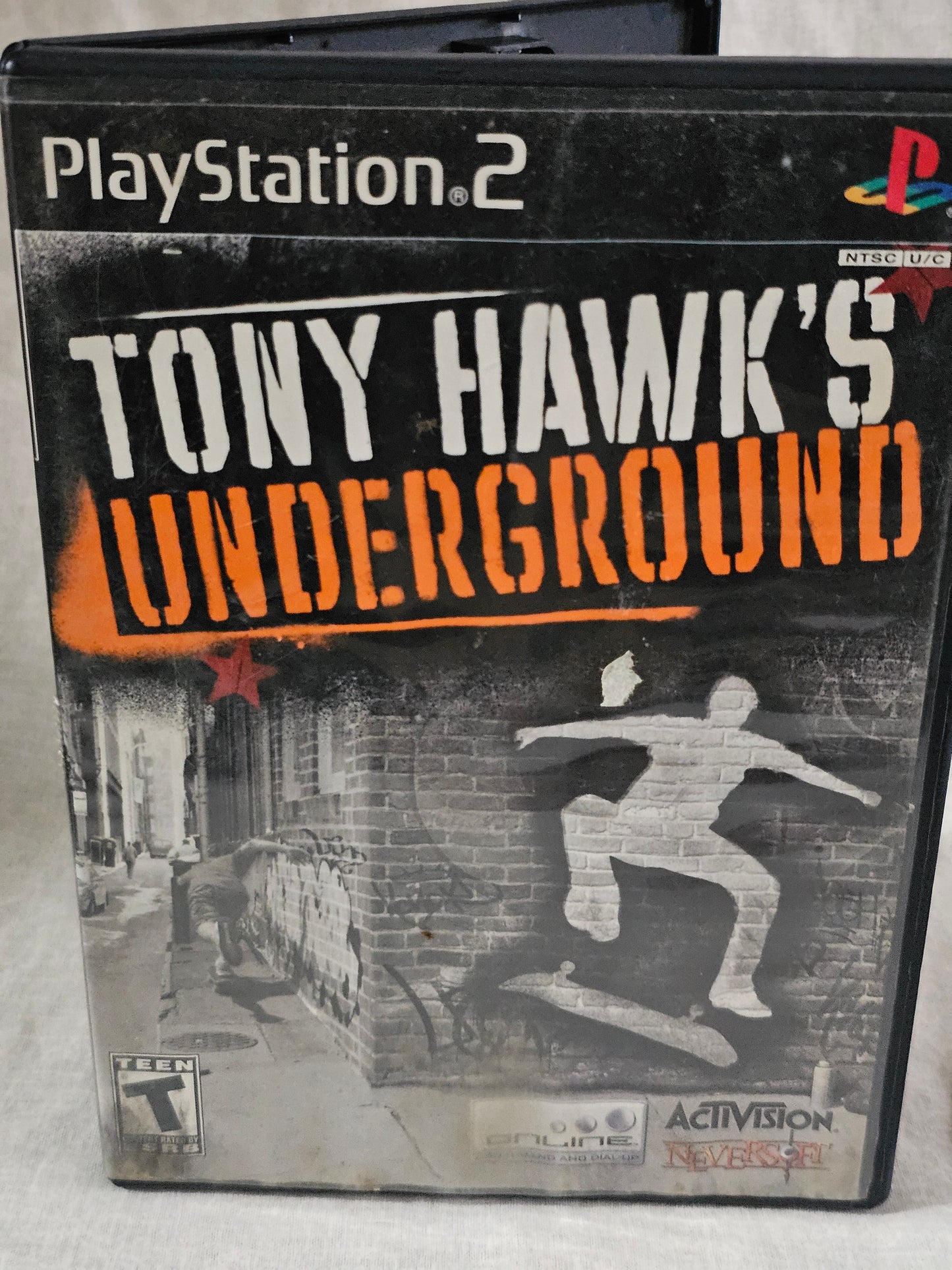 Tony Hawk's Underground Sony Playstation 2 PS2 Black Label Clean Video Game Disc (Copy)