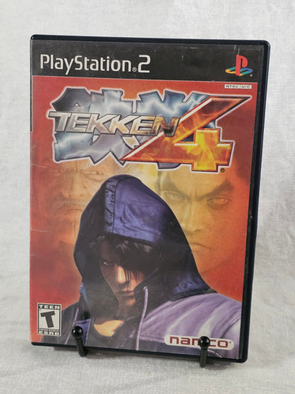 Tekken 4 (Sony PlayStation 2, 2005) Black Label Disc Very Good