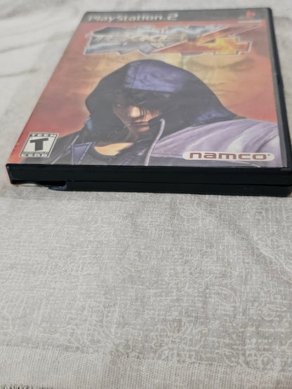Tekken 4 (Sony PlayStation 2, 2005) Black Label Disc Very Good