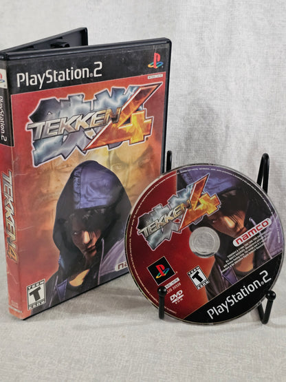 Tekken 4 (Sony PlayStation 2, 2005) Black Label Disc Very Good
