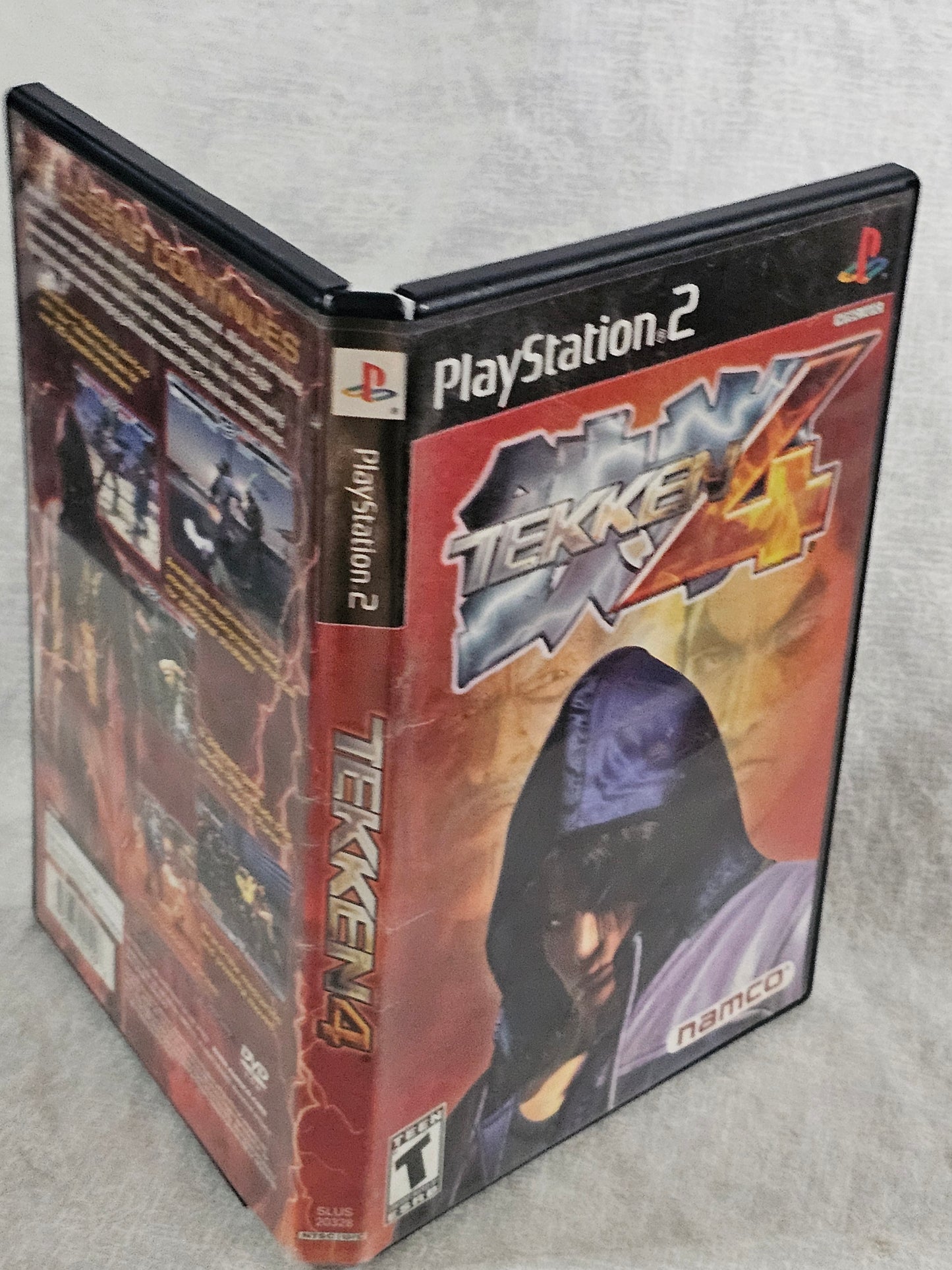 Tekken 4 (Sony PlayStation 2, 2005) Black Label Disc Very Good