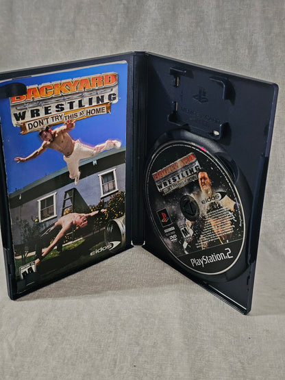 Backyard Wrestling Don't Try This at Home (Sony PlayStation 2, 2003) Complete PS2 CIB Y2K Retro Gaming