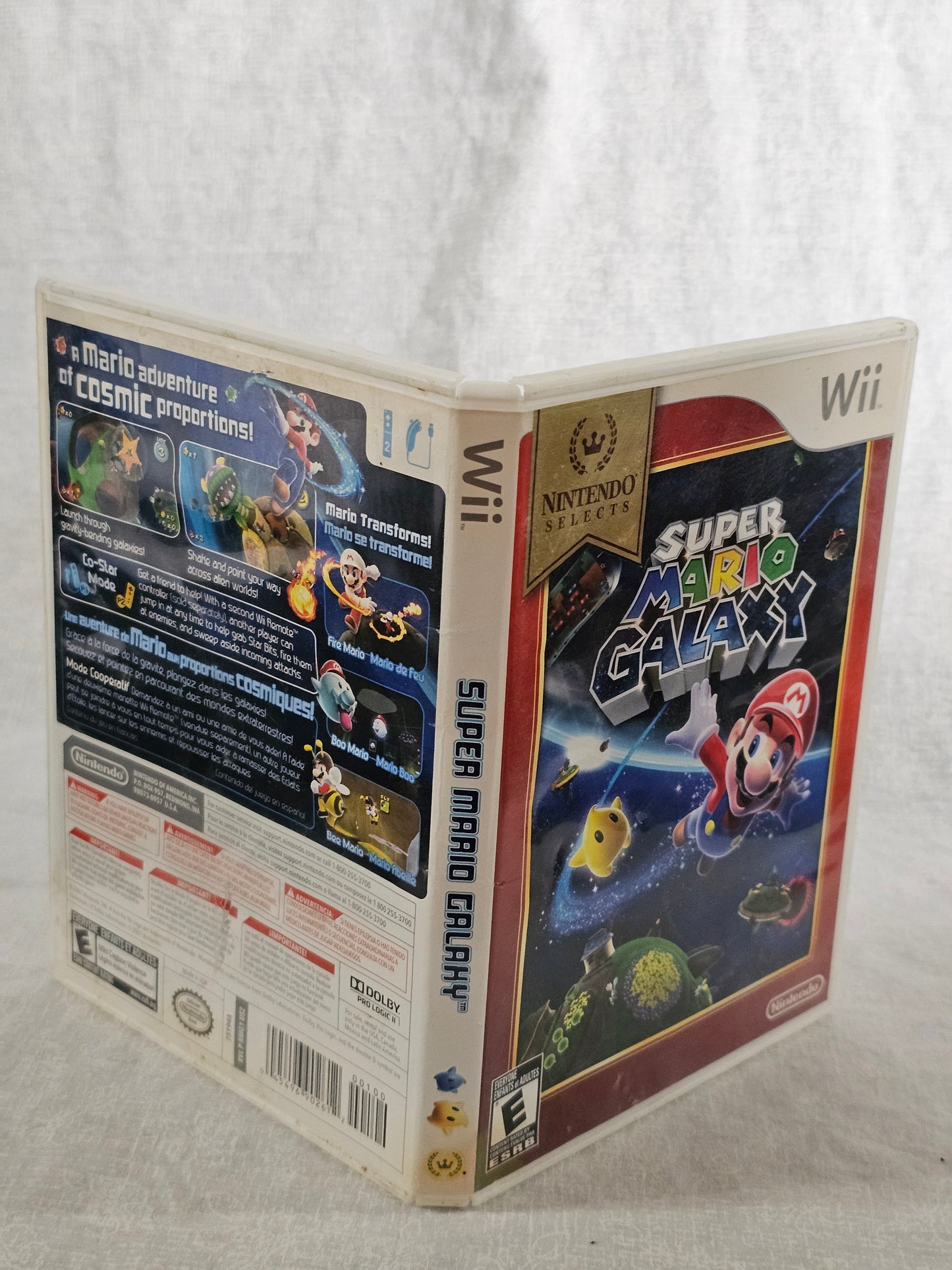 Super Mario Galaxy Game (Nintendo Wii, 2007) Disc Good Tested