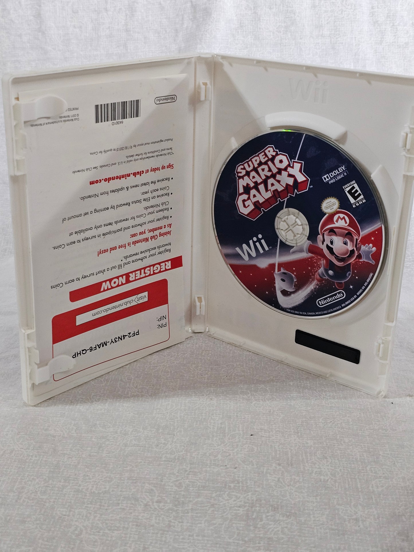Super Mario Galaxy Game (Nintendo Wii, 2007) Disc Good Tested