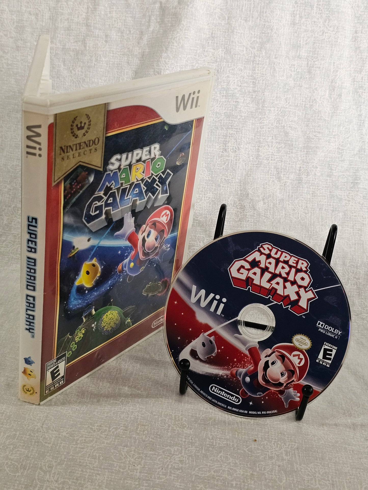 Super Mario Galaxy Game (Nintendo Wii, 2007) Disc Good Tested