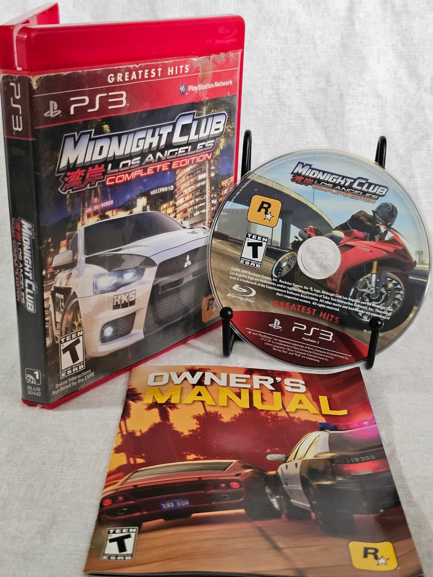 Midnight Club: Los Angeles Complete Edition PS3 Sony PlayStation 3 2009