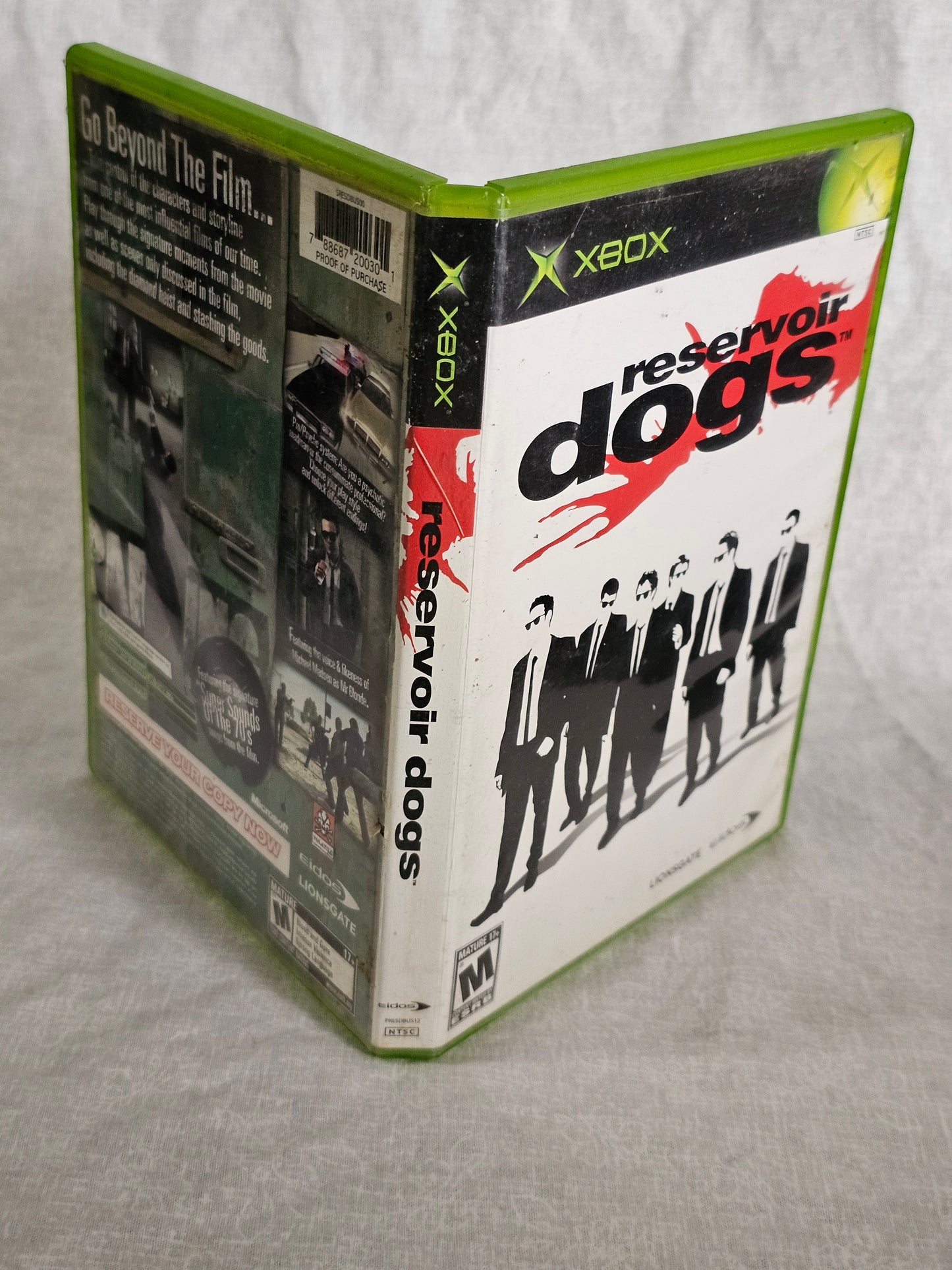 Reservoir Dogs Original (Microsoft Xbox, 2006) Disc Very Good
