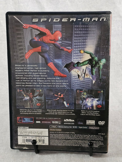 Spider-Man (Sony PlayStation 2, 2002) Complete With Manual - Y2K - Retro Game