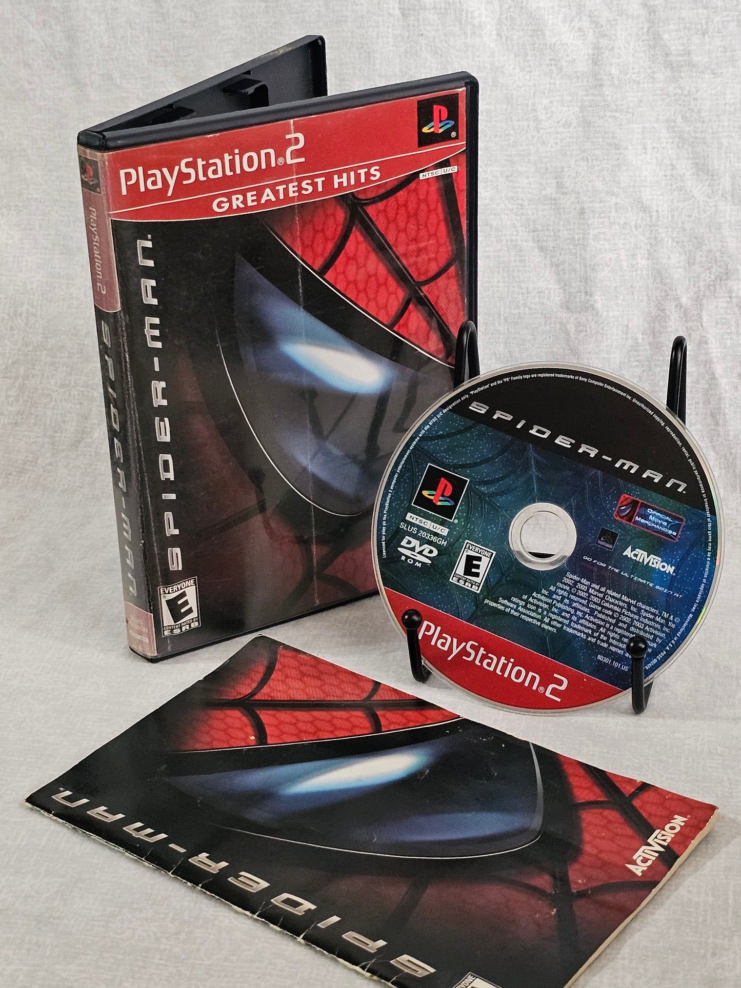 Spider-Man (Sony PlayStation 2, 2002) Complete With Manual - Y2K - Retro Game