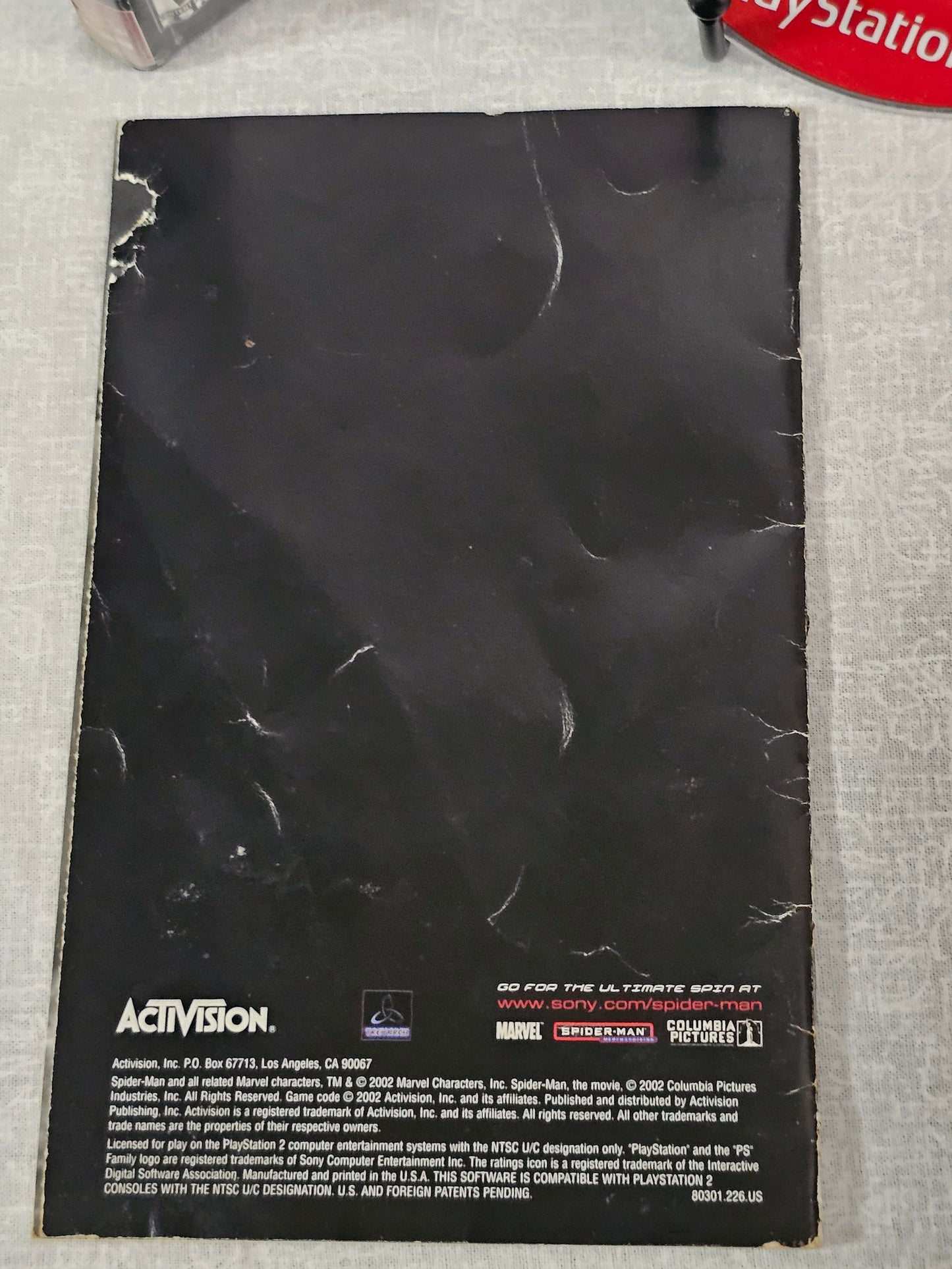 Spider-Man (Sony PlayStation 2, 2002) Complete With Manual - Y2K - Retro Game
