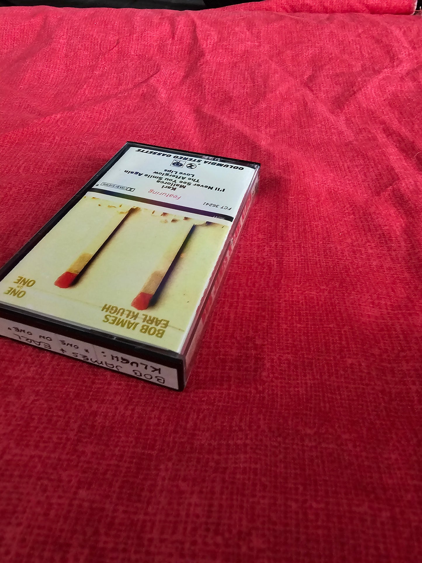 Bob James & Earl Klugh, One On One Audio Cassette Tape 1979 Jazz FCT-36241 EX/EX