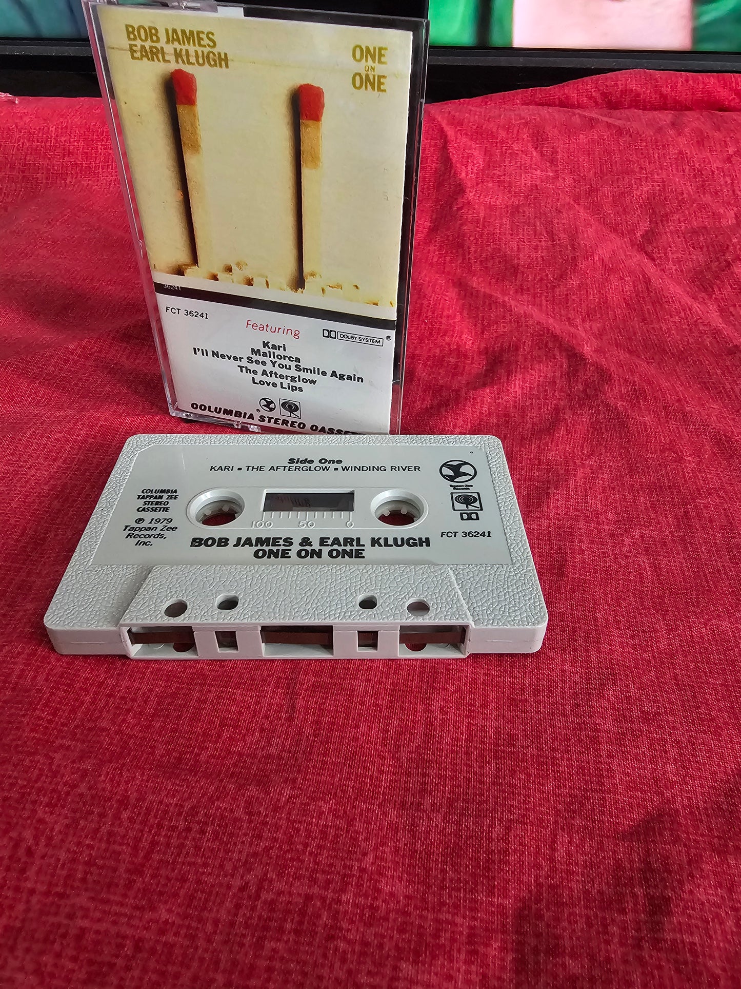 Bob James & Earl Klugh, One On One Audio Cassette Tape 1979 Jazz FCT-36241 EX/EX
