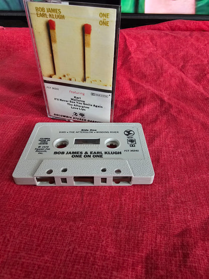 Bob James & Earl Klugh, One On One Audio Cassette Tape 1979 Jazz FCT-36241 EX/EX