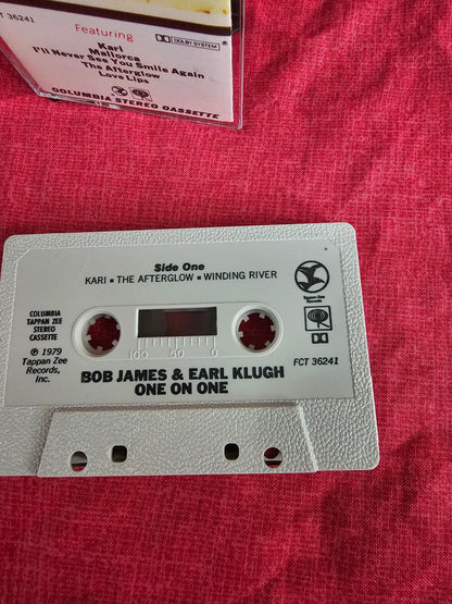 Bob James & Earl Klugh, One On One Audio Cassette Tape 1979 Jazz FCT-36241 EX/EX