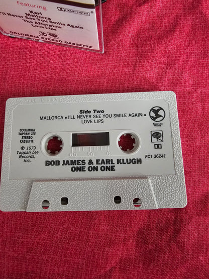 Bob James & Earl Klugh, One On One Audio Cassette Tape 1979 Jazz FCT-36241 EX/EX