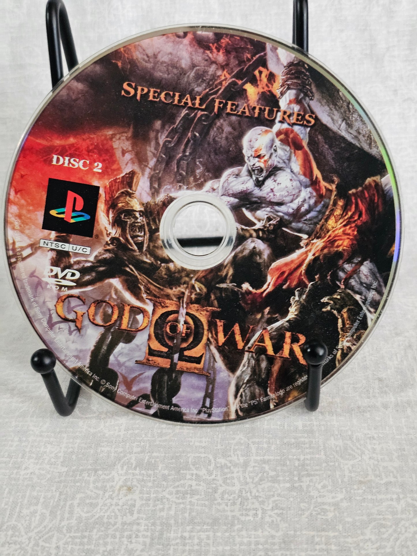God of War 2 PS2 PlayStation 2 Replacement Disc Two Only Very Good Condition