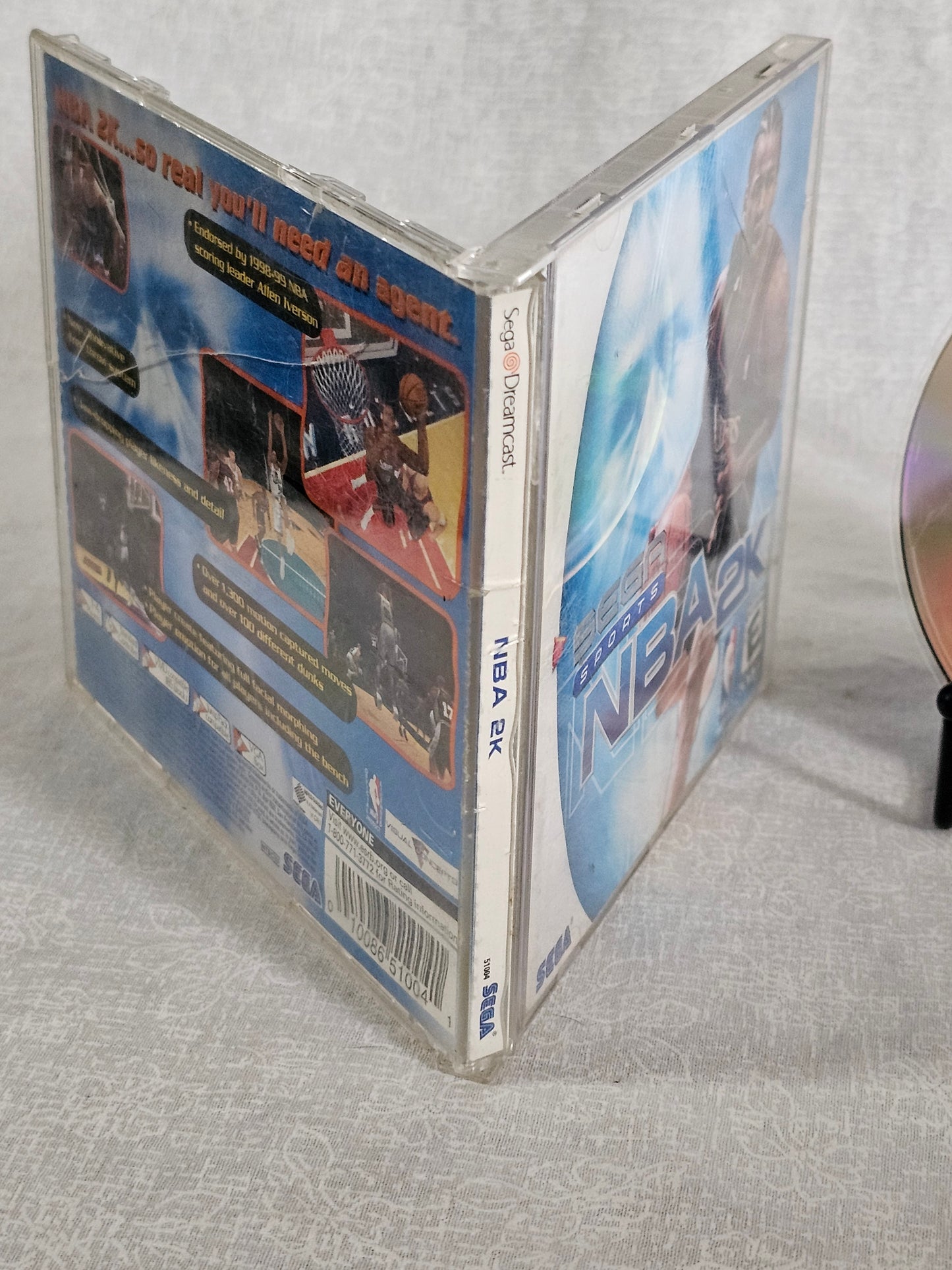 NBA 2K (Sega Dreamcast, 1999) Complete