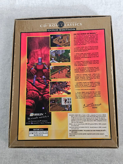 Ultima VIII: Pagan Gold Edition (PC, 1994) Big Box Computer Game Complete w/ CD-ROM, Booklet, Inserts, Original Box - Origin EA RPG Classic