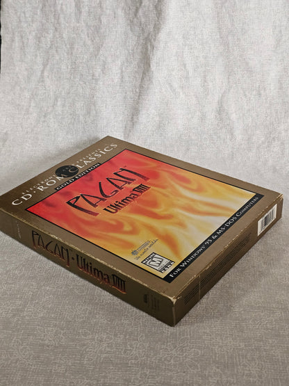 Ultima VIII: Pagan Gold Edition (PC, 1994) Big Box Computer Game Complete w/ CD-ROM, Booklet, Inserts, Original Box - Origin EA RPG Classic