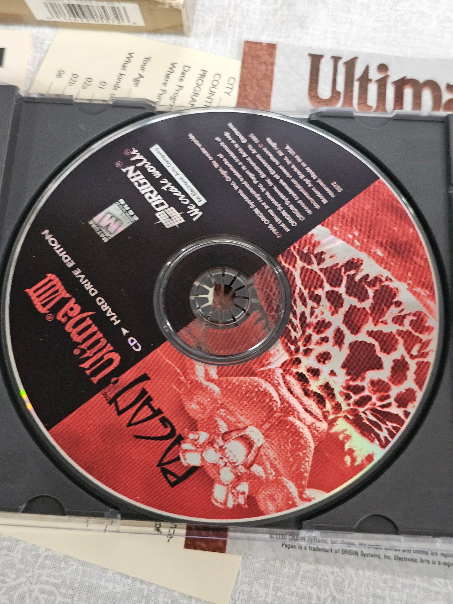 Ultima VIII: Pagan Gold Edition (PC, 1994) Big Box Computer Game Complete w/ CD-ROM, Booklet, Inserts, Original Box - Origin EA RPG Classic