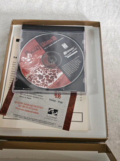 Ultima VIII: Pagan Gold Edition (PC, 1994) Big Box Computer Game Complete w/ CD-ROM, Booklet, Inserts, Original Box - Origin EA RPG Classic