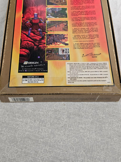 Ultima VIII: Pagan Gold Edition (PC, 1994) Big Box Computer Game Complete w/ CD-ROM, Booklet, Inserts, Original Box - Origin EA RPG Classic