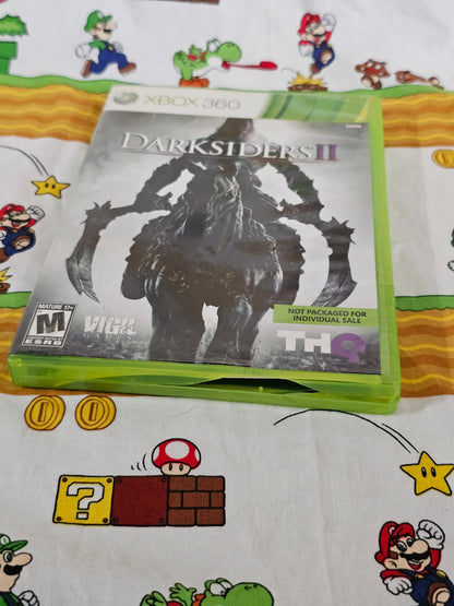 Darksiders II (Microsoft Xbox 360, 2012) Complete CIB Tested & Working - Action Adventure RPG - Death Sequel - Good Disc+Case+Manual - THQ