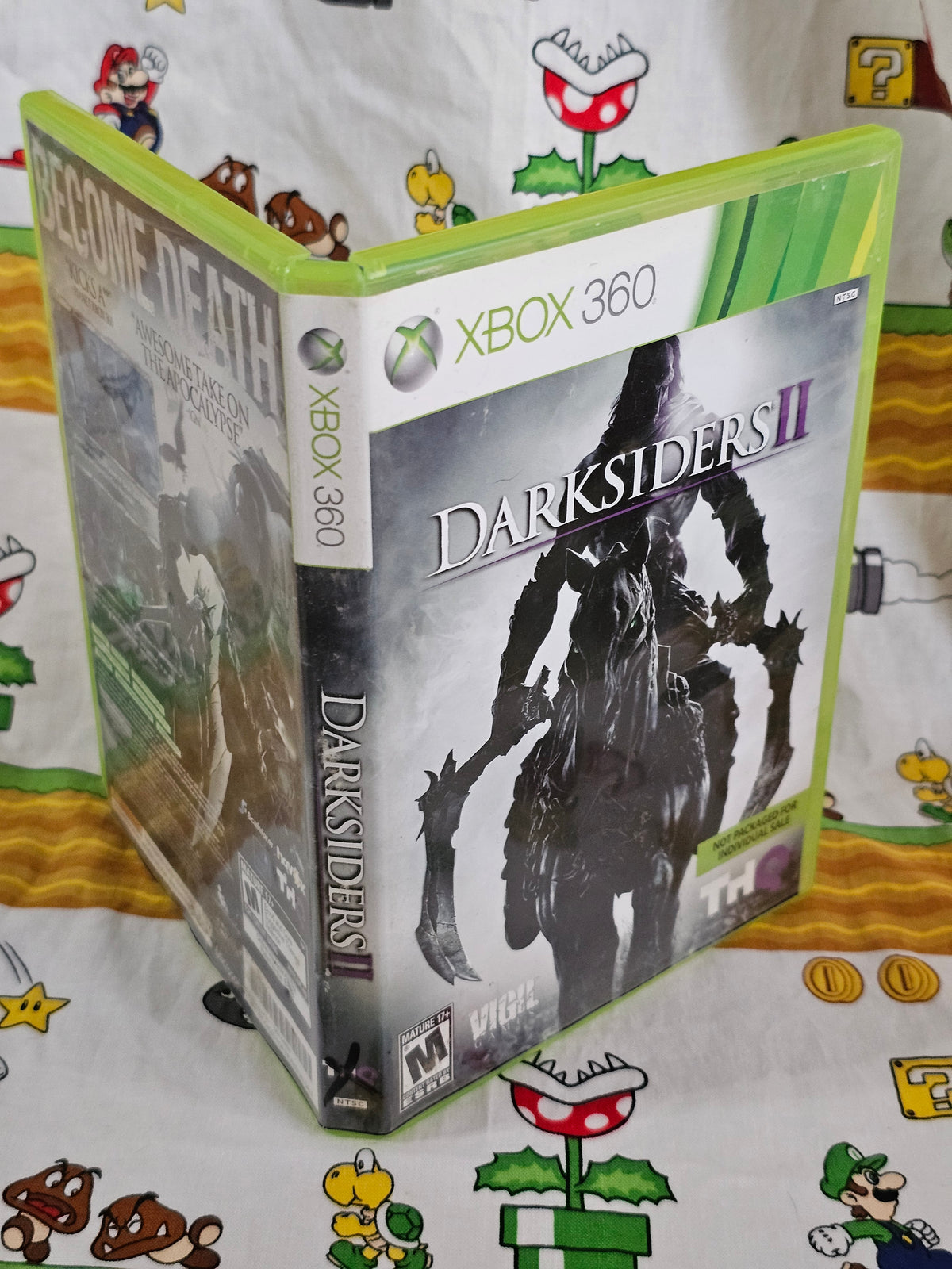 Darksiders II (Microsoft Xbox 360, 2012) Complete CIB Tested & Working - Action Adventure RPG - Death Sequel - Good Disc+Case+Manual - THQ