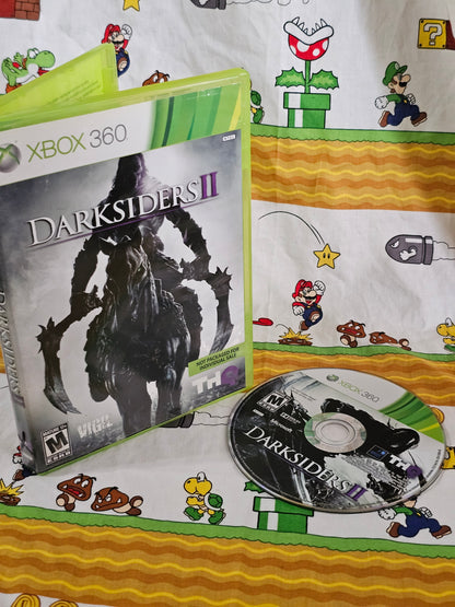 Darksiders II (Microsoft Xbox 360, 2012) Complete CIB Tested & Working - Action Adventure RPG - Death Sequel - Good Disc+Case+Manual - THQ