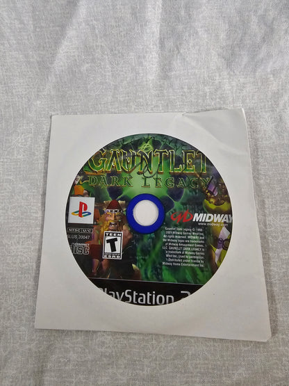 Gauntlet: Dark Legacy (Sony PlayStation 2, PS2, 2001) Disc Good