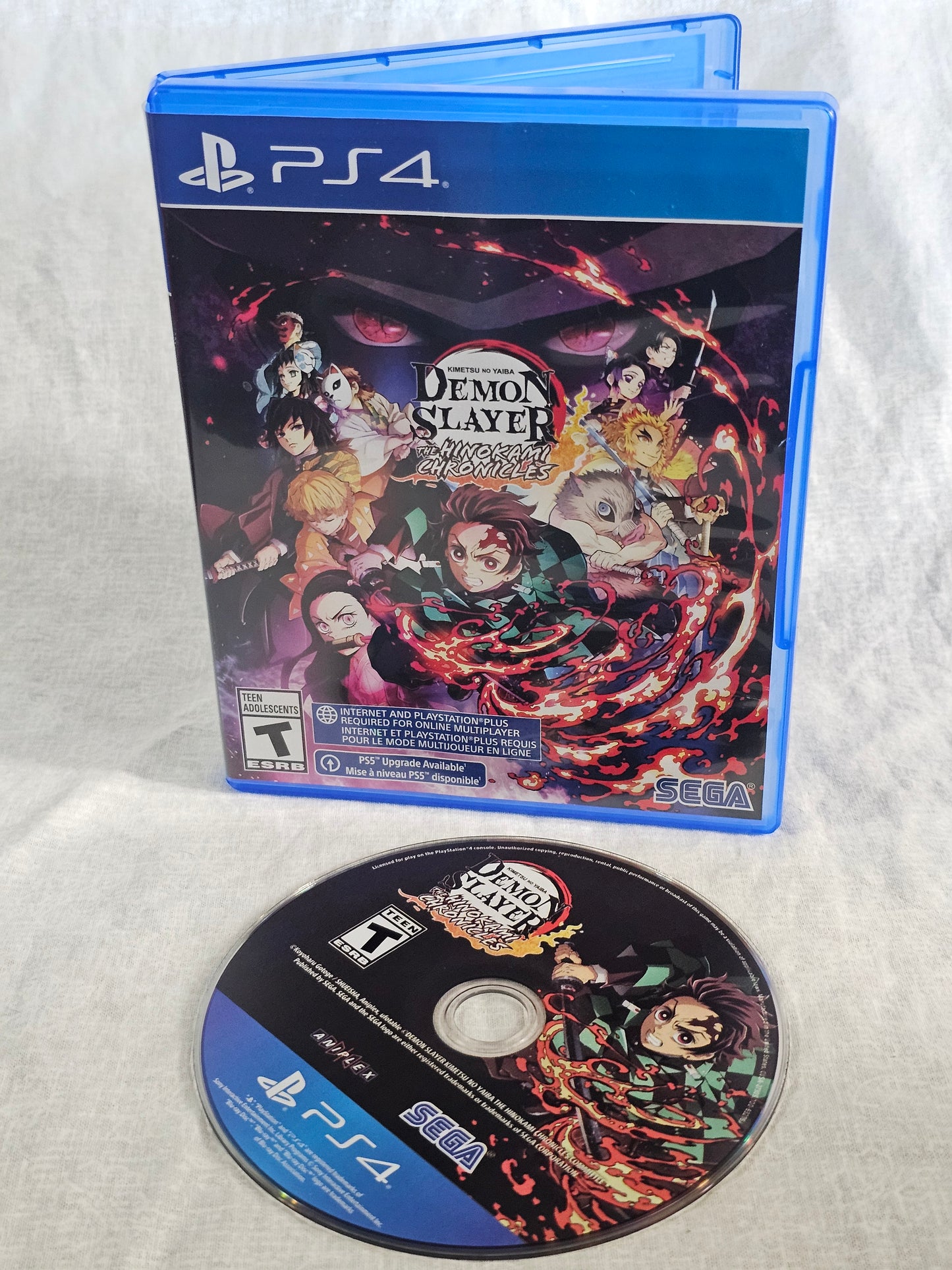 Demon Slayer: The Hinokami Chronicles (Sony PlayStation 4, 2021) PS4 PS5 Upgrade