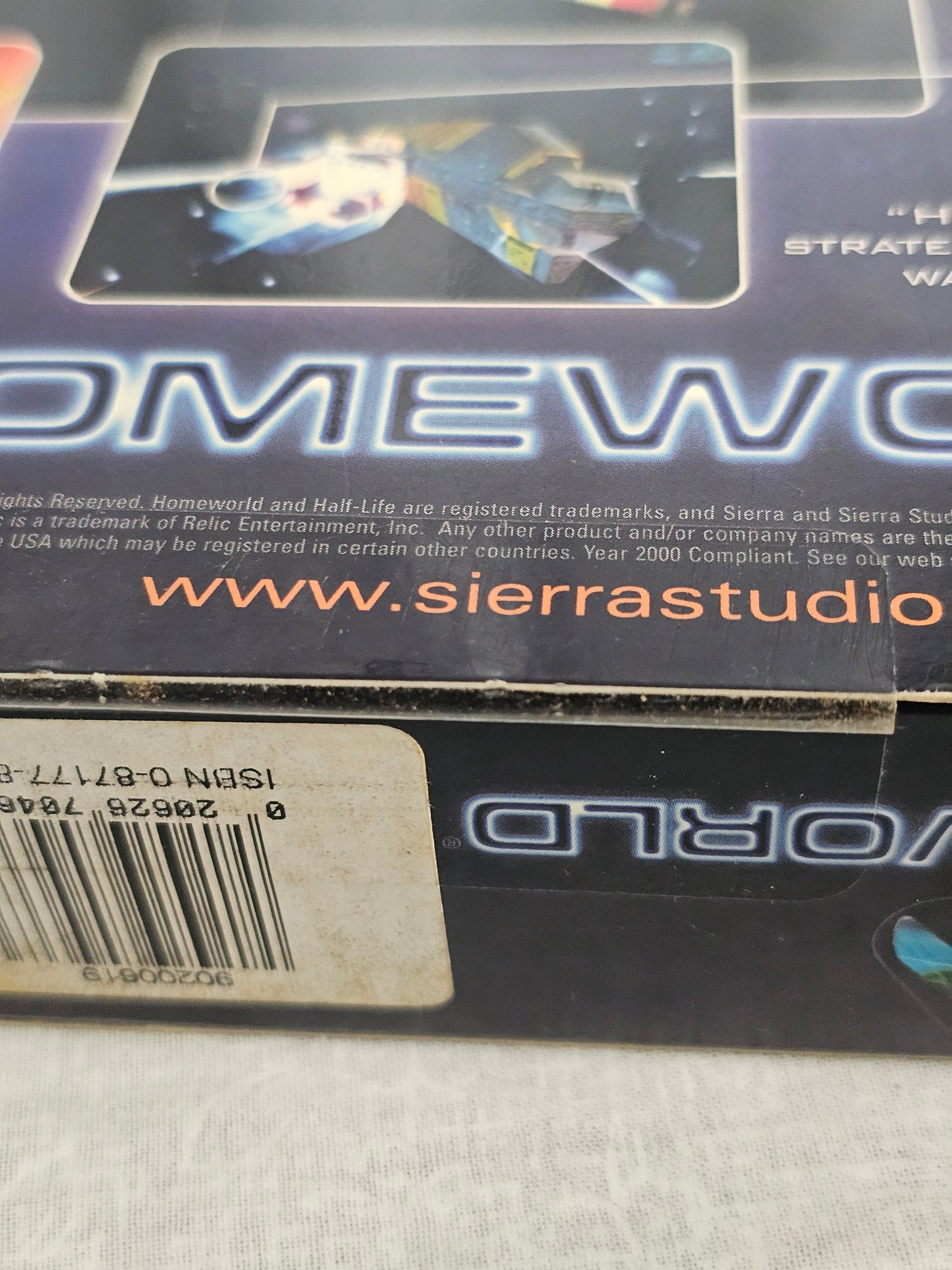 Homeworld PC Big Box 1999 Sierra / Relic Win 95/98/NT 3D RTS Game - New Sealed w/ YES Music Promo Sticker - Rare Vintage