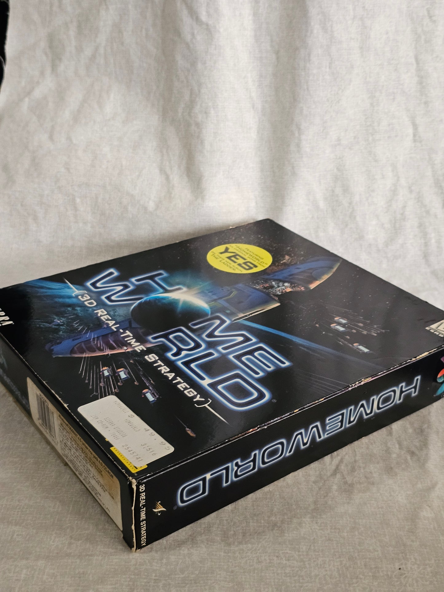 Homeworld PC Big Box 1999 Sierra / Relic Win 95/98/NT 3D RTS Game - New Sealed w/ YES Music Promo Sticker - Rare Vintage