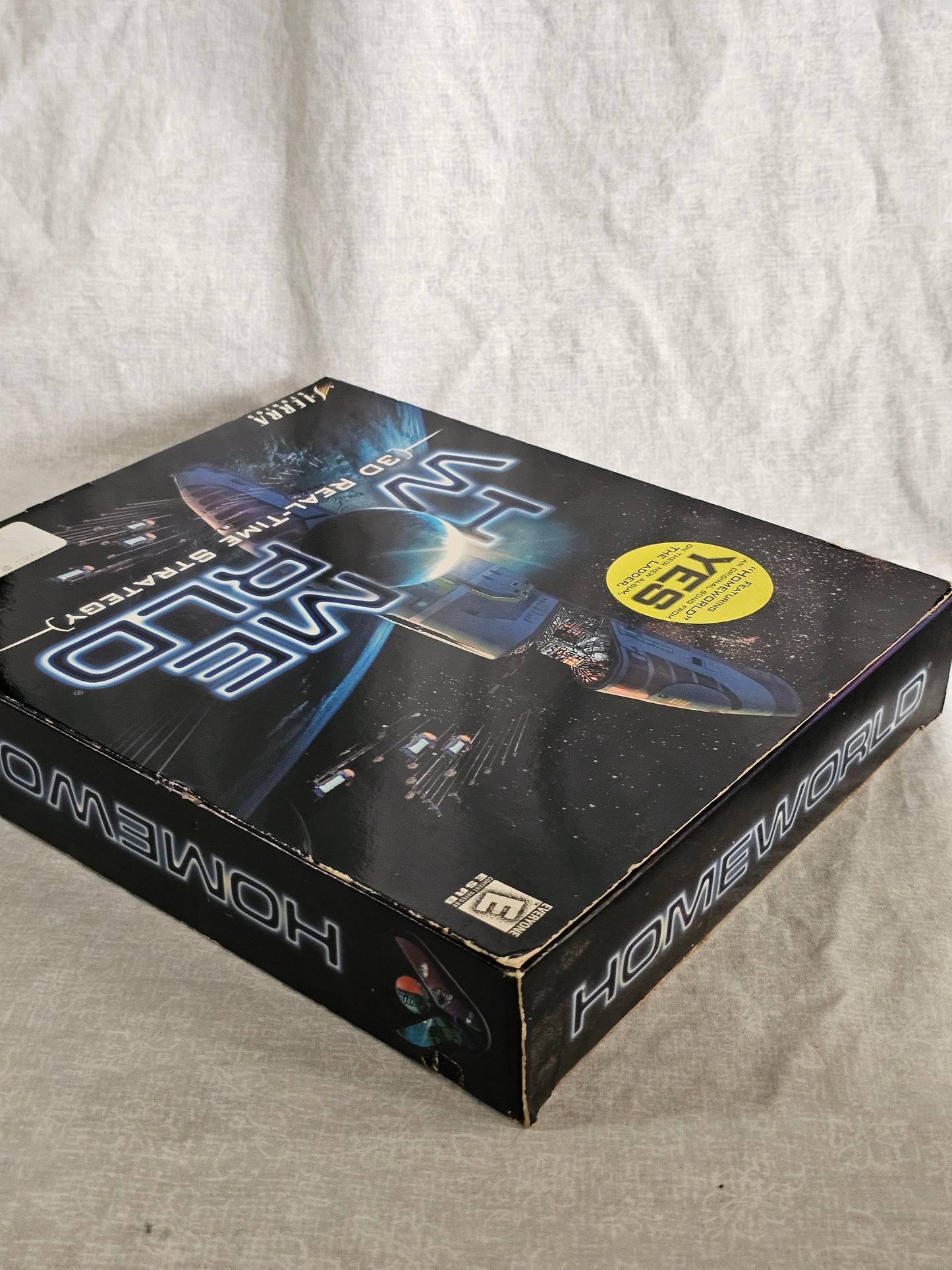 Homeworld PC Big Box 1999 Sierra / Relic Win 95/98/NT 3D RTS Game - New Sealed w/ YES Music Promo Sticker - Rare Vintage