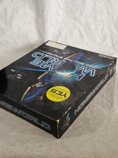 Homeworld PC Big Box 1999 Sierra / Relic Win 95/98/NT 3D RTS Game - New Sealed w/ YES Music Promo Sticker - Rare Vintage