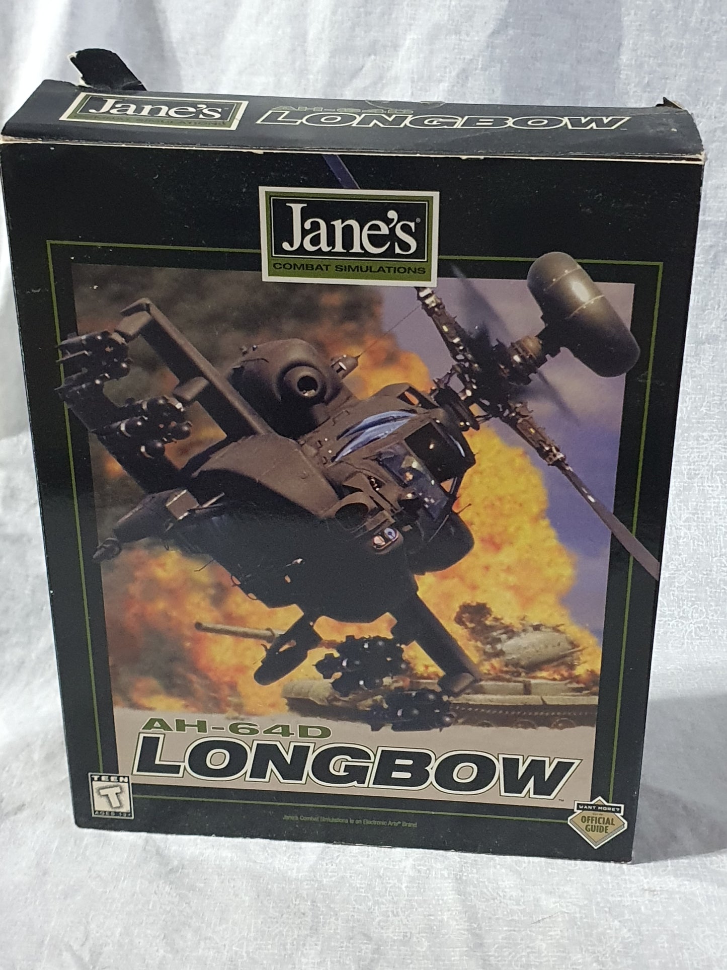 Jane's AH-64D Longbow Limited Edition Big Box PC 1997 CD ROM Classics Complete - Manual, Registration Card & Inserts Included