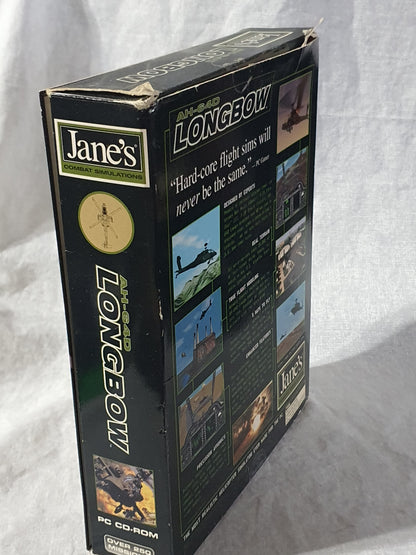 Jane's AH-64D Longbow Limited Edition Big Box PC 1997 CD ROM Classics Complete - Manual, Registration Card & Inserts Included