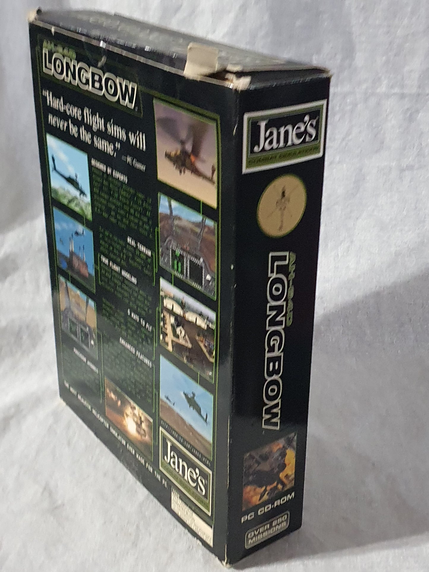 Jane's AH-64D Longbow Limited Edition Big Box PC 1997 CD ROM Classics Complete - Manual, Registration Card & Inserts Included