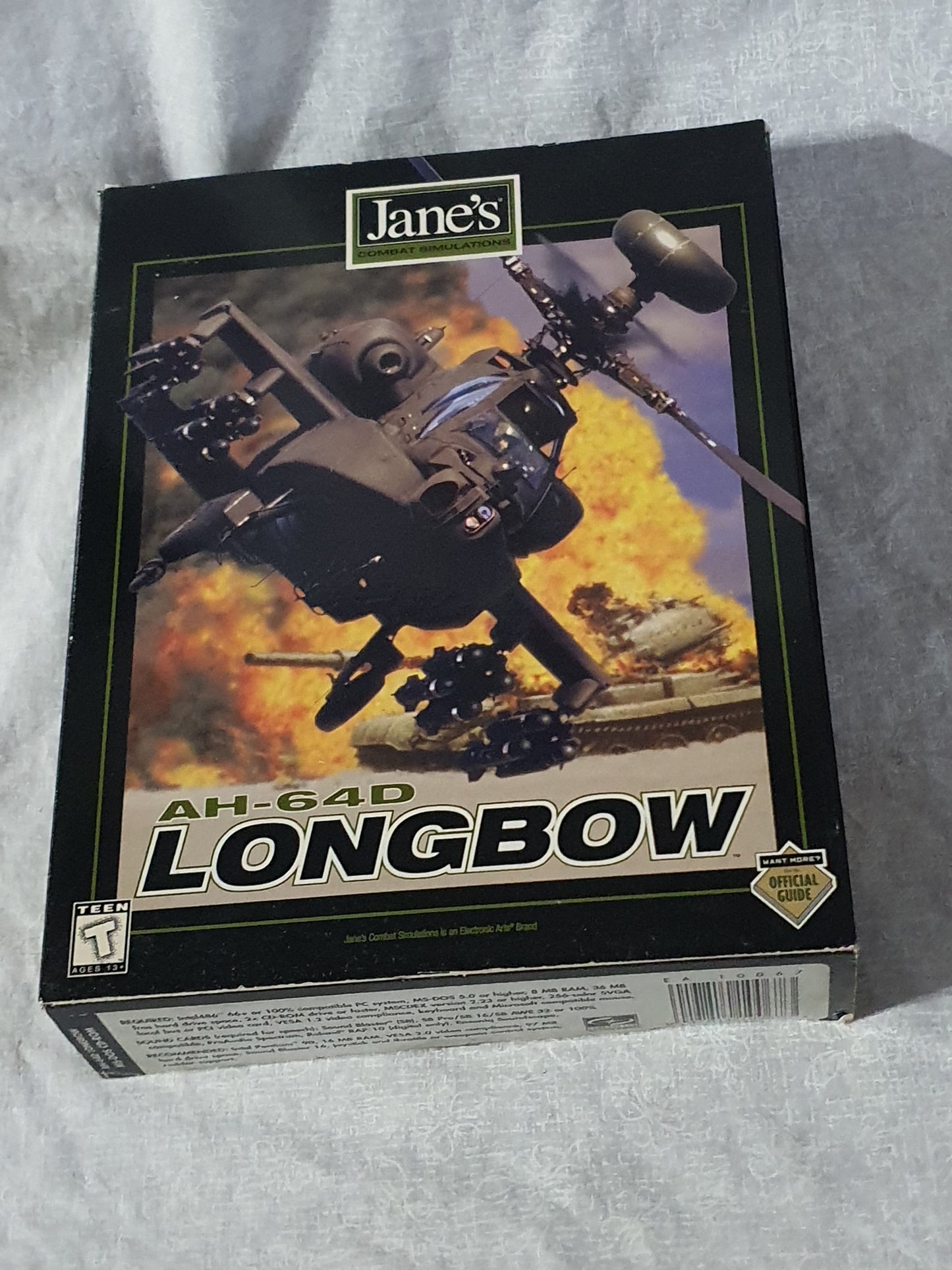 Jane's AH-64D Longbow Limited Edition Big Box PC 1997 CD ROM Classics Complete - Manual, Registration Card & Inserts Included