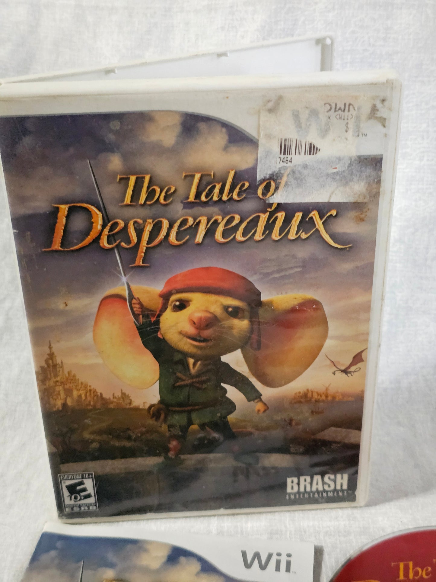 The Tale of Despereaux Nintendo Wii 2008 Complete Tested Works CIB With Manual - Movie Tie-In Adventure Platformer Kids Family Game