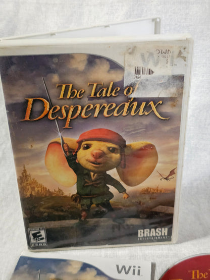 The Tale of Despereaux Nintendo Wii 2008 Complete Tested Works CIB With Manual - Movie Tie-In Adventure Platformer Kids Family Game
